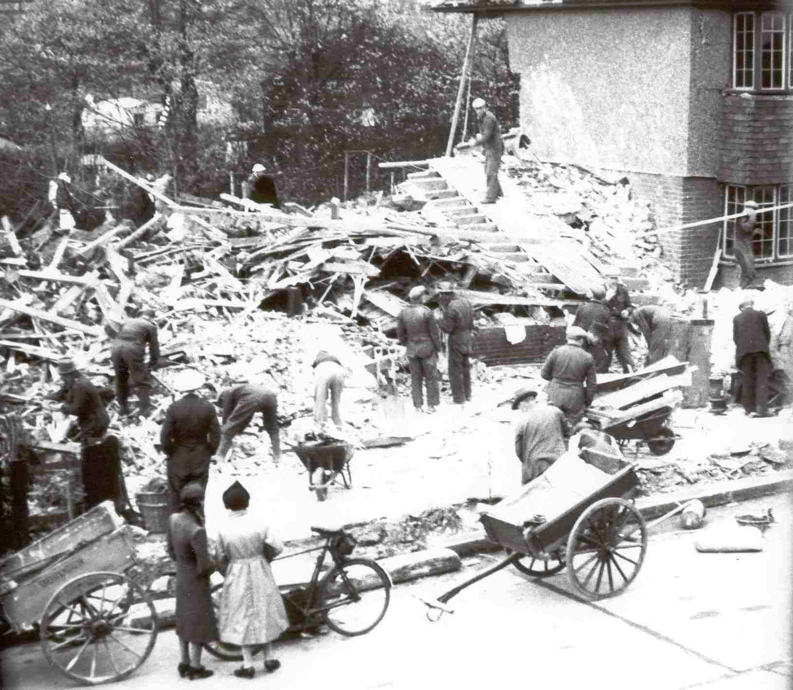 Waterloo Road bombed Waterloo Road bombed