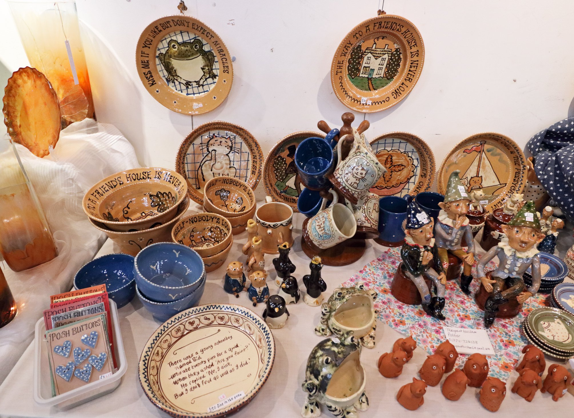 Picture of crafts available at the fair