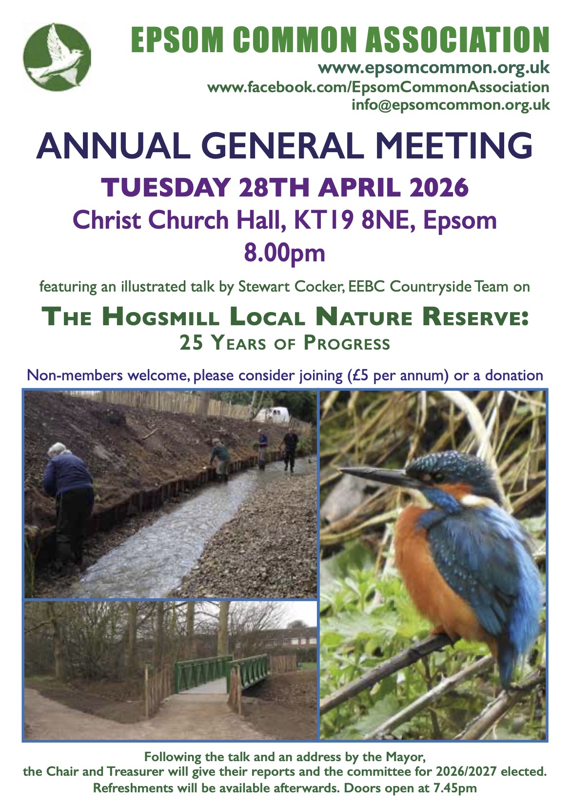 ECA AGM Christ Church Hall 28 April 2026 8.00 pm