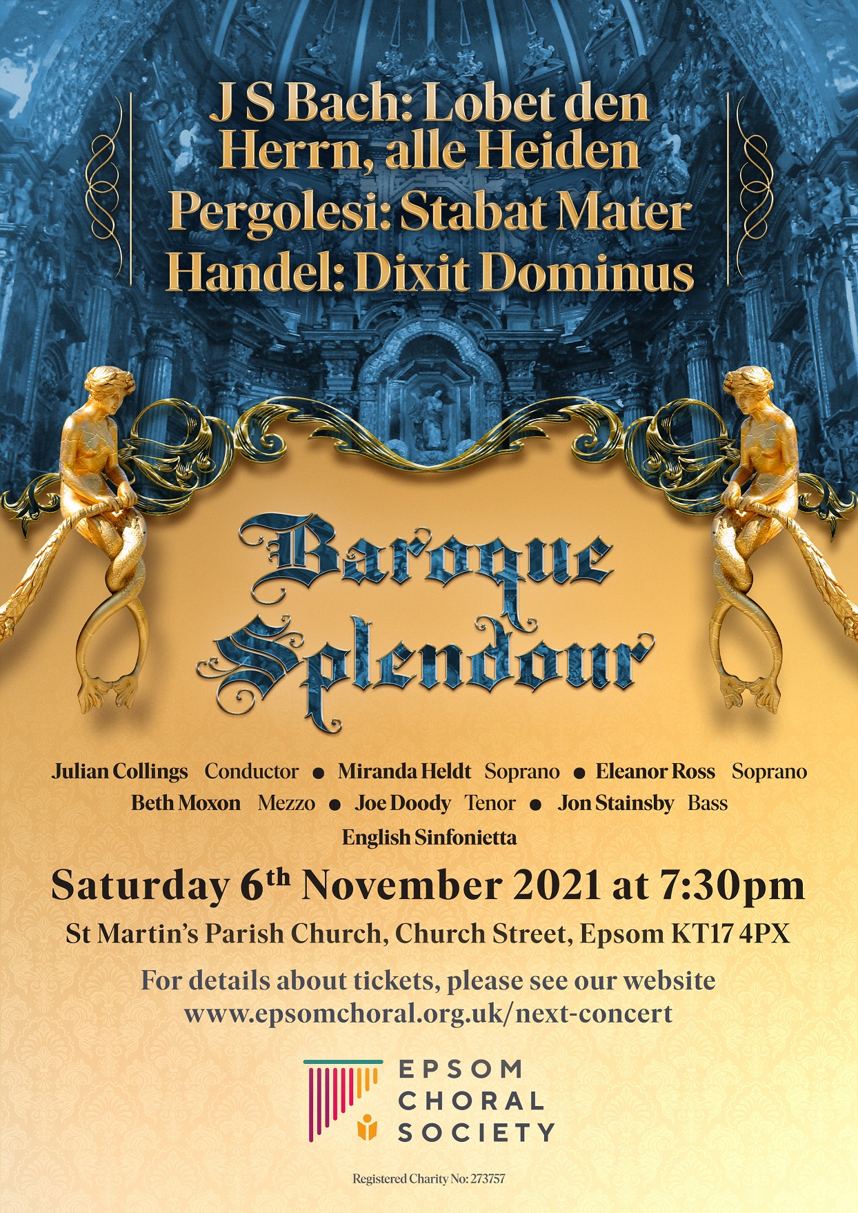 Epsom Choral Society - Baroque Splendour 2021 Baroque Splendour 2021