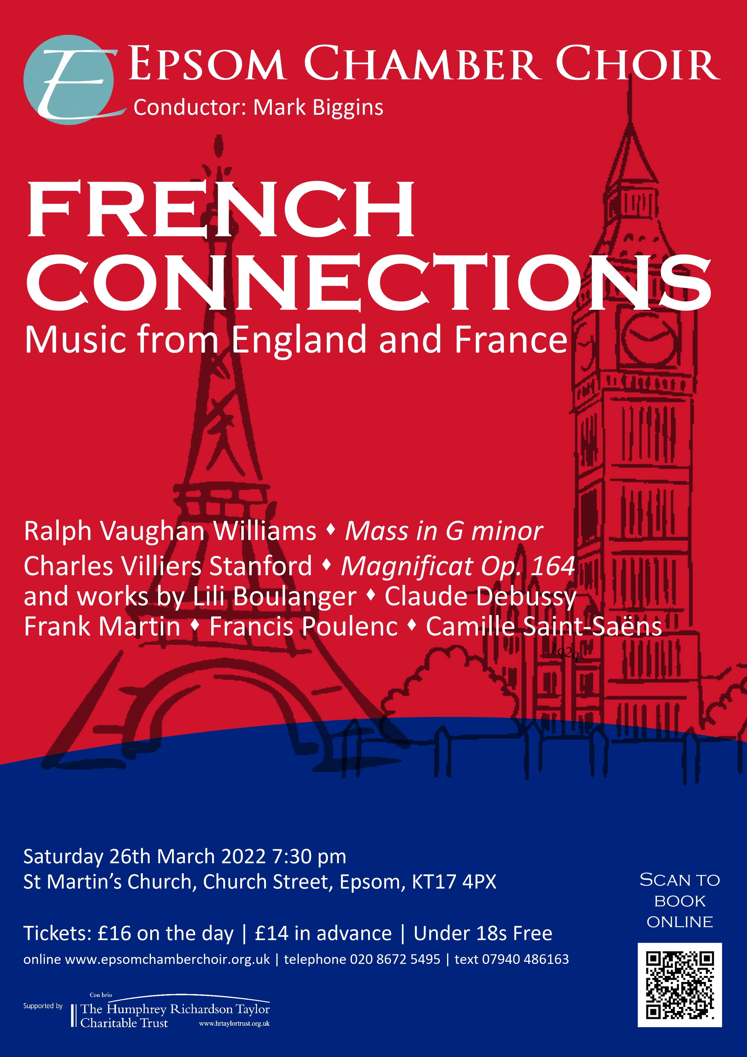 French Connections French Connections concert, Epsom Chamber Choir