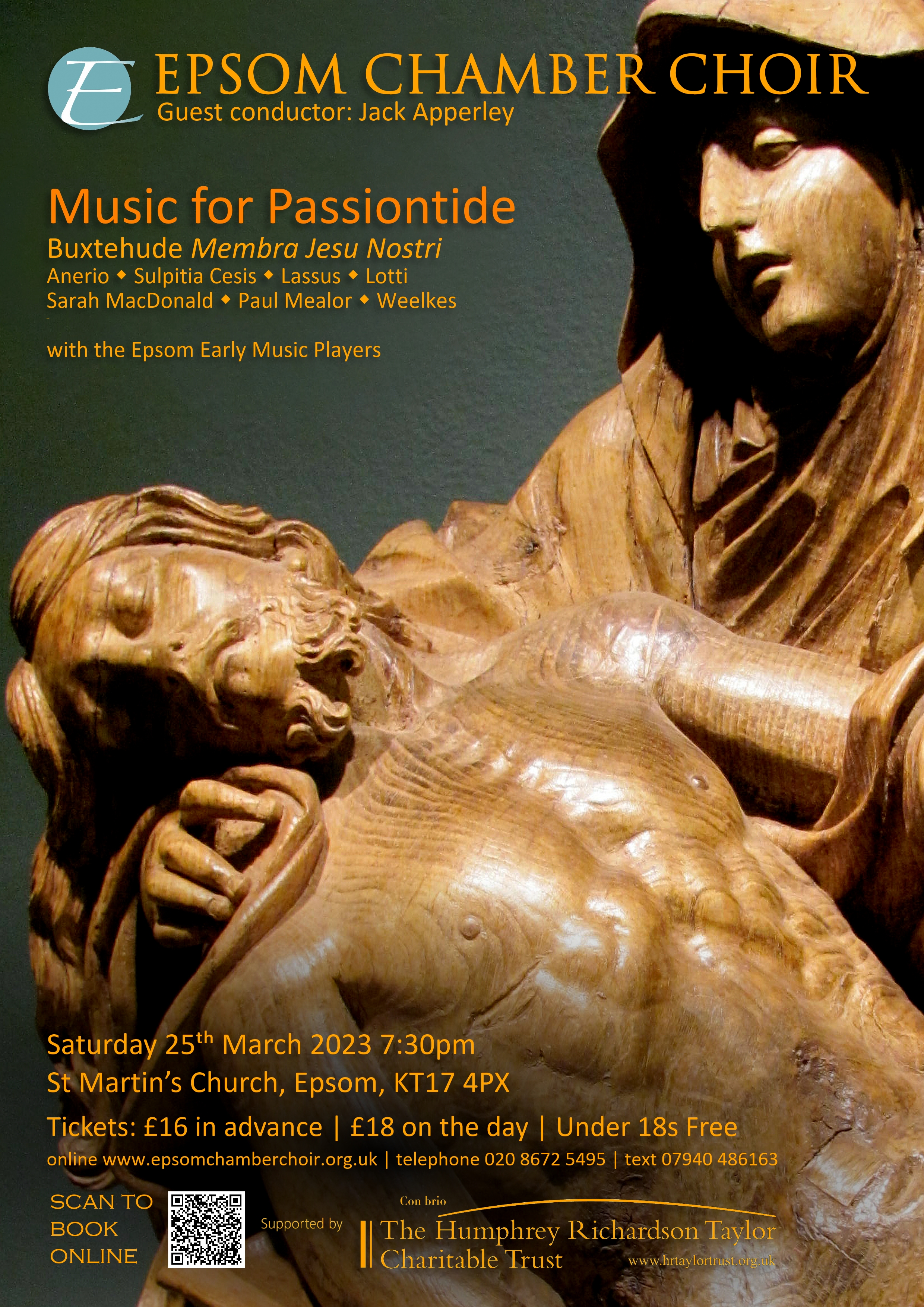 Music for Passiontide Tel 07940486163