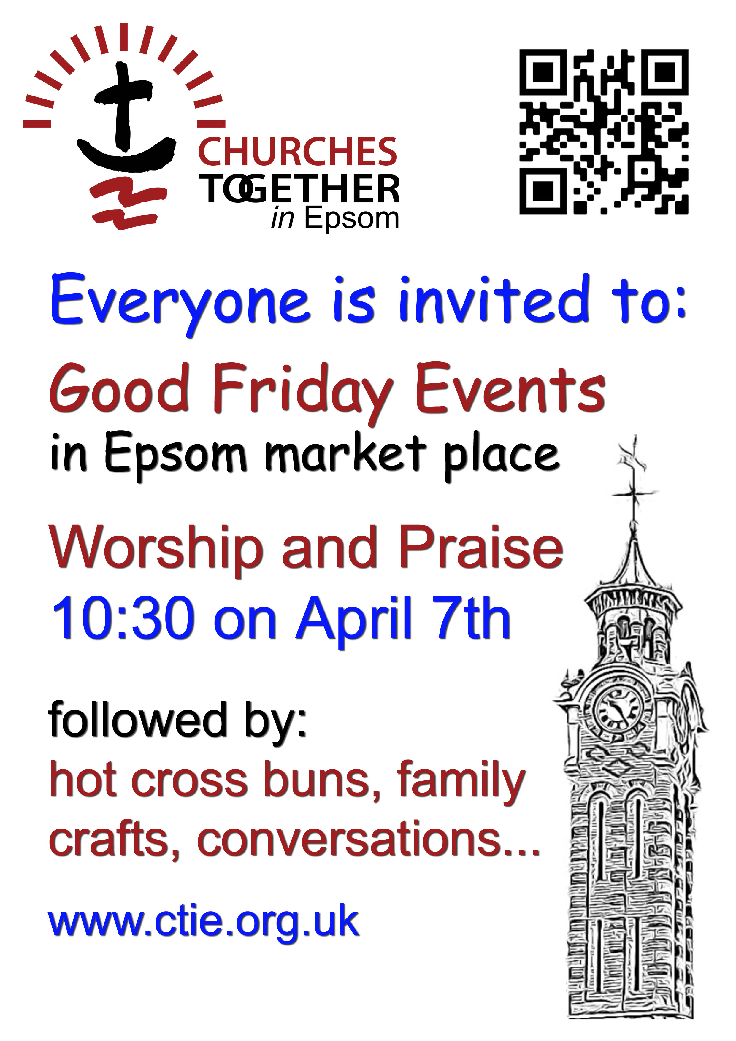 Epsom Good Friday Events in the market place