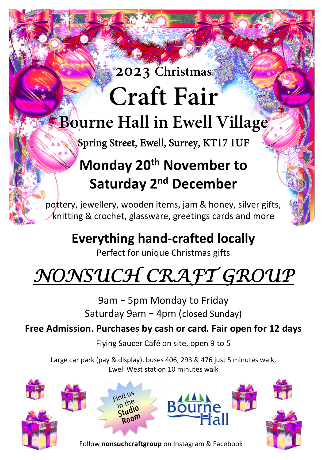 Nonsuch Craft Group Christmas Fair