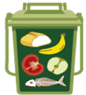 Picture of food waste recycling bin